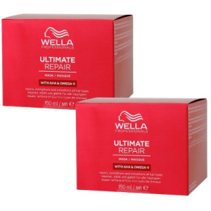 Wella Ultimate Repair Mask 2 x 150 ml für geschädigtes strapaziertes Haar
