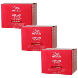 Wella Ultimate Repair Mask 3 x 150 ml für geschädigtes strapaziertes Haar