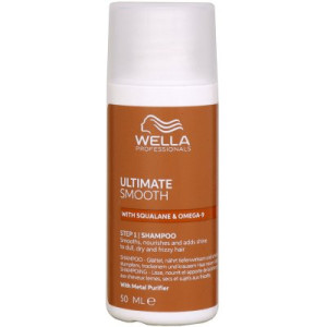 Wella Ultimate Smooth Shampoo 50 ml für trockenes Haar Step 1