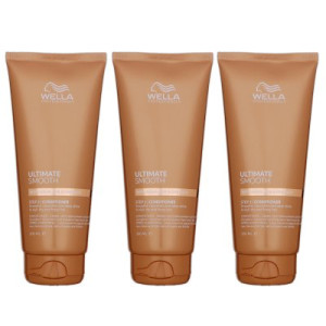 Wella Ultimate Smooth Conditioner 3 x 200 ml für trockenes Haar Step 2
