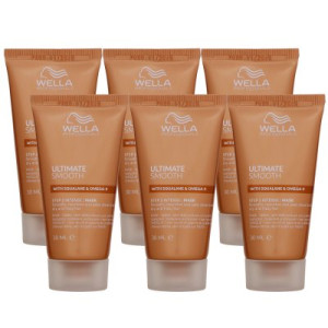 Wella Ultimate Smooth Mask 6 x 30 ml für trockenes Haar Step 2