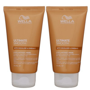 Wella Ultimate Smooth Mask 2 x 75 ml für trockenes Haar Step 2