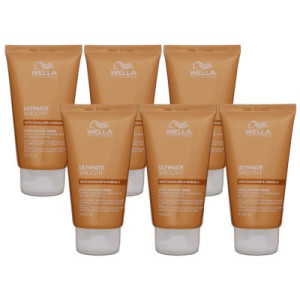 Wella Ultimate Smooth Mask 6 x 75 ml für trockenes Haar Step 2