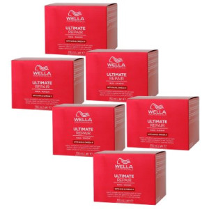 Wella Ultimate Repair Mask 6 x 150 ml für geschädigtes strapaziertes Haar