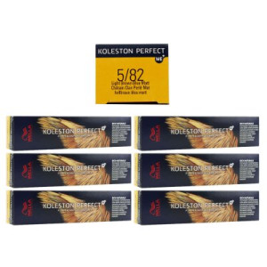Wella Koleston Perfect ME Rich Naturals 6 x 60 ml 5/82 hellbraun perl matt