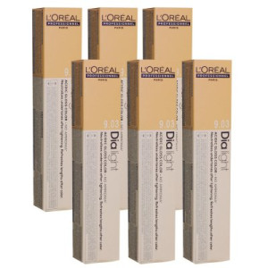 Loreal Professionnel dia light 6 x 50 ml 9.03 Milkshake gold Haarfarben