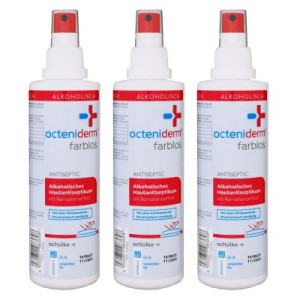 Schülke octeniderm Hautantiseptikum farblos 3 x 250 ml Hautdesinfektion
