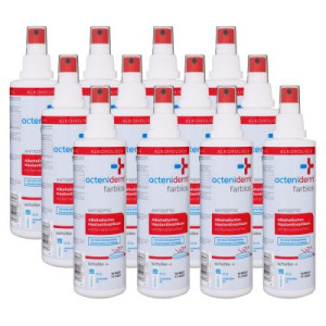 Schülke octeniderm Hautantiseptikum farblos 12 x 250 ml Hautdesinfektion