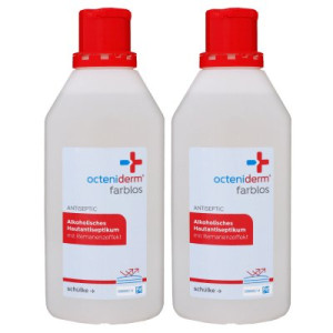 Schülke octeniderm Hautantiseptikum farblos 2 x 1000 ml Hautdesinfektion