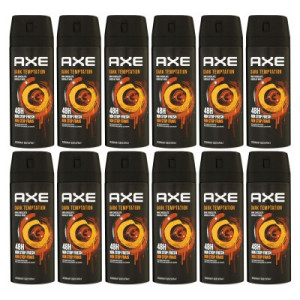 Axe Dark Temptation 12 x 150 ml Deodorant Deospray Deodorant Spray Deo Spray