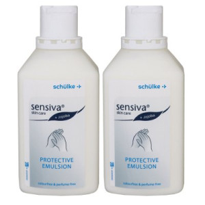 Schülke sensiva protective emulsion 2 x 500 ml Handlotion für die normale Haut