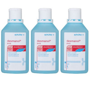 Schülke desmanol pure 3 x 500 ml Handdesinfektionsmittel