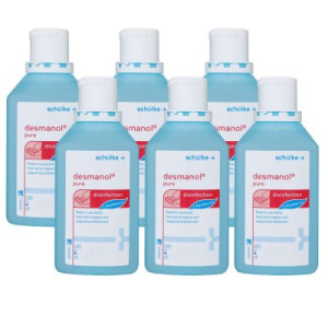 Schülke desmanol pure 6 x 500 ml Handdesinfektionsmittel