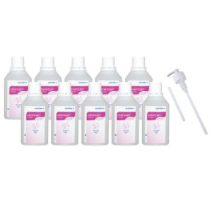 Schülke esemtan active gel 10 x 500 ml Erfrischungsgel & Dosierpumpe