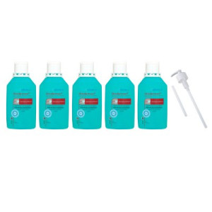 Schülke desderman 5 x 500 ml hygienische und chirurgische Händedesinfektion & Dosierpumpe
