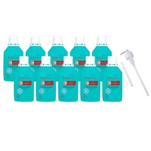 Schülke desderman 10 x 500 ml hygienische und chirurgische Händedesinfektion & Dosierpumpe