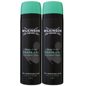 Wilkinson Sword Shave Gel Rasiergel 2 x 200 ml Sensitive