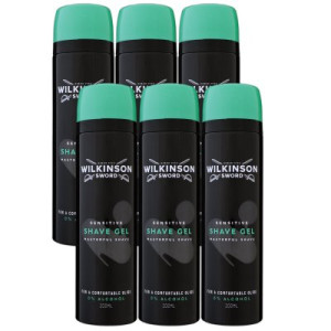 Wilkinson Sword Shave Gel Rasiergel 6 x 200 ml Sensitive