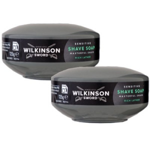 Wilkinson Sword Shave Soap Rasierseife 2 x 125 g sensitive
