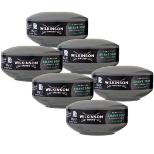 Wilkinson Sword Shave Soap Rasierseife 6 x 125 g sensitive