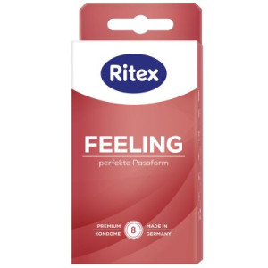Ritex Feeling Kondome 8 Stück Perfekte Passform & Intensiver Hautkontakt