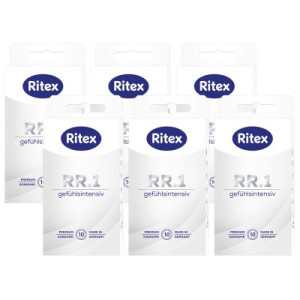Ritex RR.1 Kondome 6 x 10 Stück Gefühlsintensiv mit gefühlsaktivem Gleitfilm