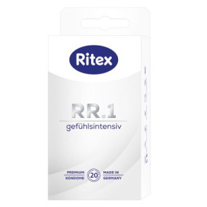 Ritex RR.1 Kondome 20 Stück Gefühlsintensiv mit gefühlsaktivem Gleitfilm