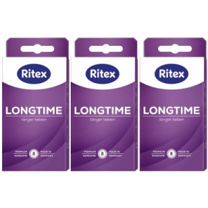 Ritex Longtime Kondome 3 x 8 Stück Für ein lang andauerndes Liebesspiel