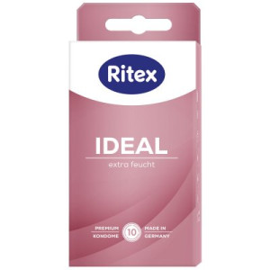 Ritex Ideal Kondome 10 Stück extra feucht mit extra viel Gleitmittel