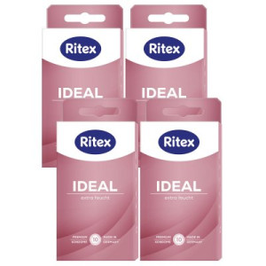 Ritex Ideal Kondome 4 x 10 Stück extra feucht mit extra viel Gleitmittel