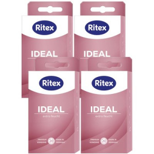 Ritex Ideal Kondome 4 x 20 Stück extra feucht mit extra viel Gleitmittel