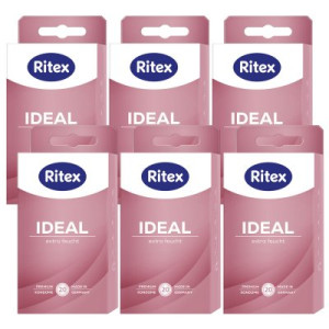 Ritex Ideal Kondome 6 x 20 Stück extra feucht mit extra viel Gleitmittel