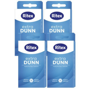 Ritex Extra Dünn Kondome 4 x 16 Stück für ein besonders natürliches Gefühl