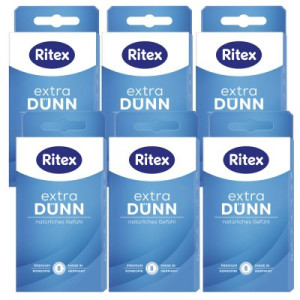 Ritex Extra Dünn Kondome 6 x 8 Stück für ein besonders natürliches Gefühl