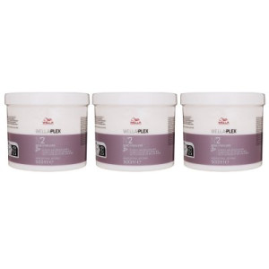 Wella Wellaplex No2 Bond Stabilizer Mask 3 x 500 ml Verstärkende Haarkur Haarmaske
