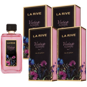 La Rive Vintage Flowers 4 x 90 ml Eau de Parfum EDP Damenparfum