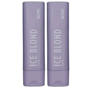 Glynt Ice Blonde Mask 2 x 200 ml Mattierende Pigment Haarmaske