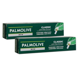 Palmolive Men Classic 2 x 100 ml Rasiercreme mit Palmenextrakt