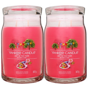 Yankee Candle Signature Art in the Park 2 Docht Duftkerze im Glas 2 x 567 g Housewarmer