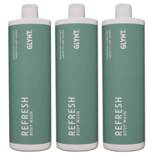 Glynt Refresh Body Wash 3 x 1000 ml Mildes Duschgel