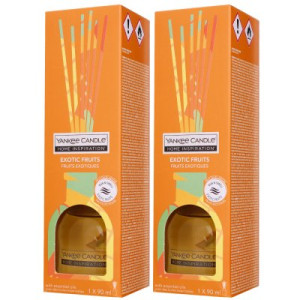 Yankee Candle Home Inspiration Reed Diffuser Raumduft 2 x 90 ml Exotic Fruits