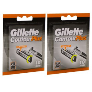 Gillette Contour Plus Rasierklingen 2 x 10 Stück Klingen Herren