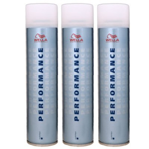 Wella Performance 3 x 250 ml Haarspray starker Halt