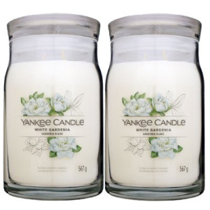 Yankee Candle Signature White Gardenia 2 Docht Duftkerze im Glas 2 x 567 g Housewarmer