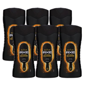 Axe Magnum Gold Caramel Billionaire 6 x 250 ml Showergel Duschgel Shower Gel