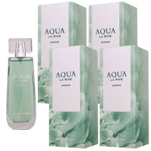 La Rive Aqua Woman 4 x 90 ml Eau de Parfum EDP Damenparfum Damen Parfum