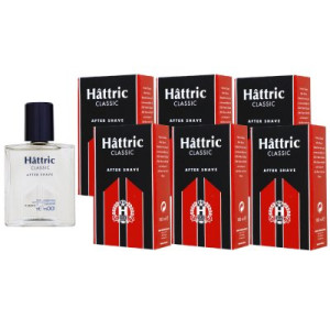 Hattric Classic After Shave 6 x 100 ml Rasierwasser