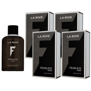 La Rive Fearless Man 4 x 90 ml Eau de Toilette EDT Herrenduft Herren Duft