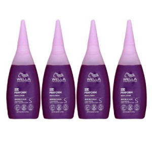 Wella Pro+ Perform S 4 x 75 ml Perm Lotion Welllotion für sensibles Haar
