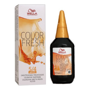 Wella Color Fresh Tönungsliquid 75 ml 5/4 hellbraun rot